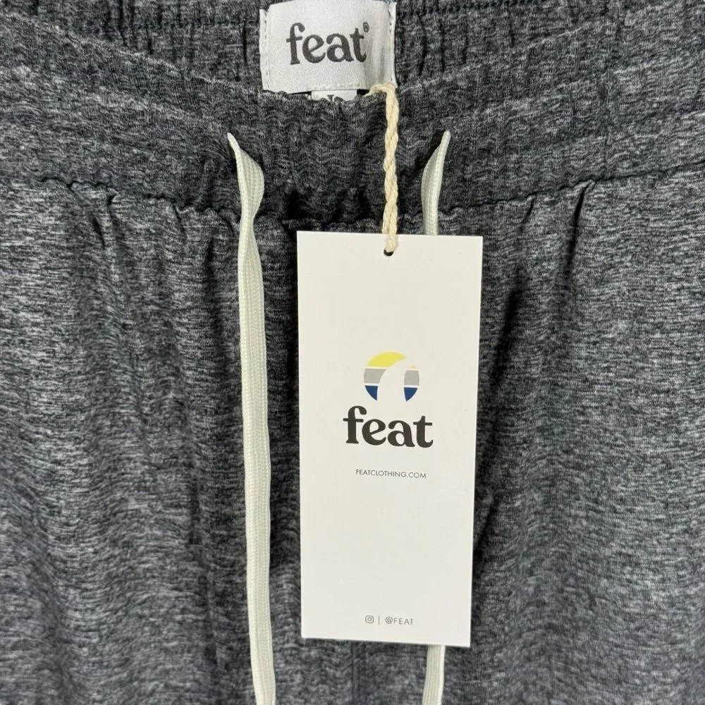NWT feat Charcoal Gray Unisex Jogger Pants Size Large
